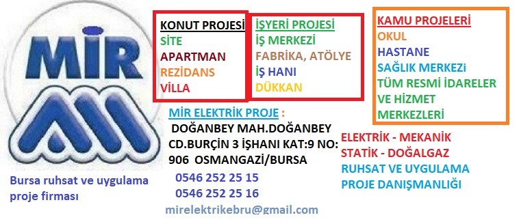 Bursa Elektrik Proje Firması